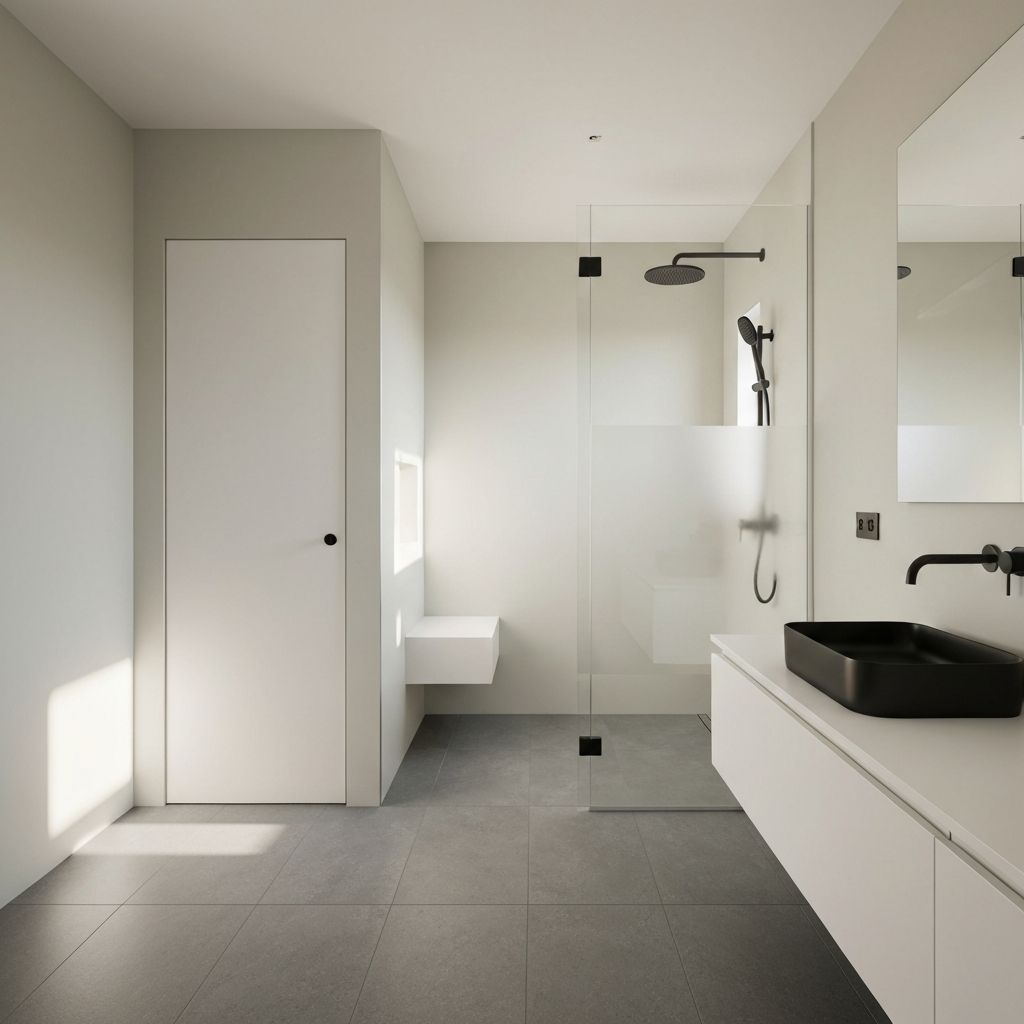 Modern bathroom installation example