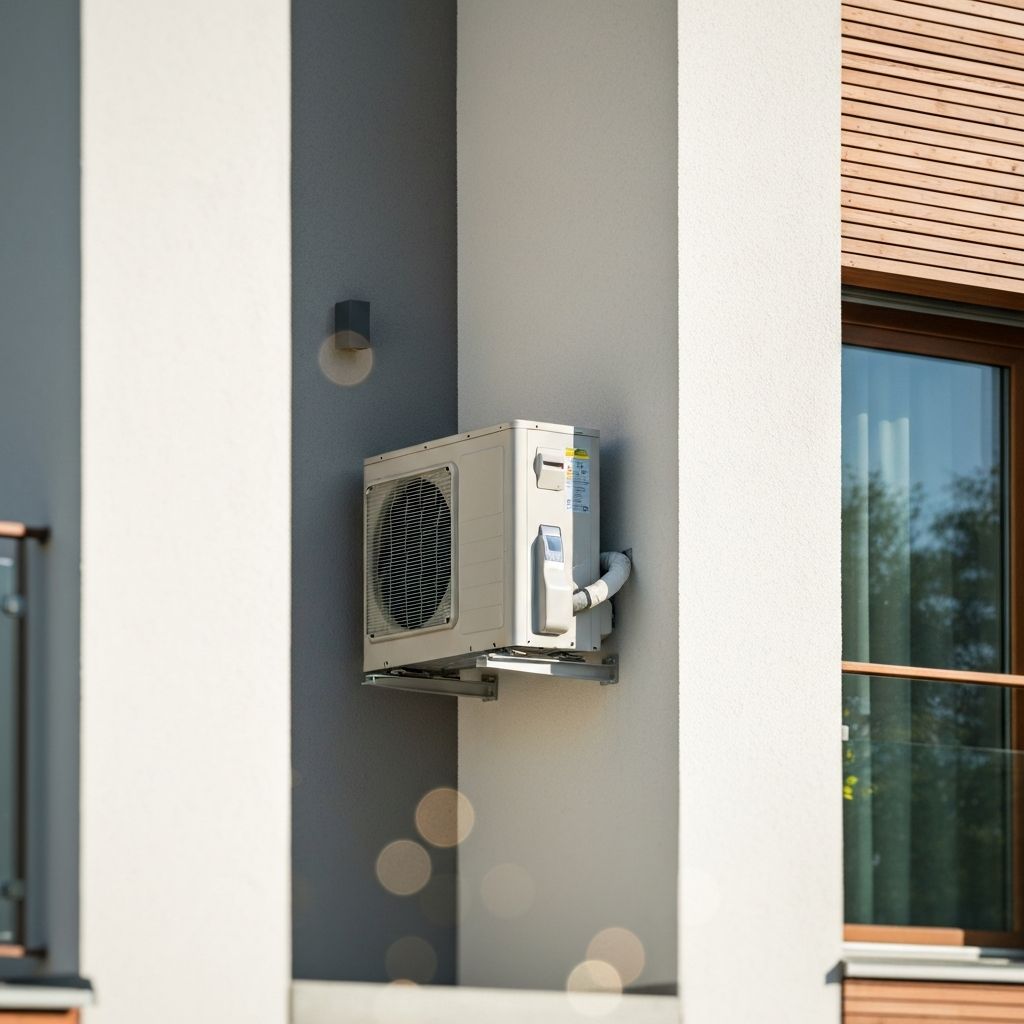 Air source heat pump installation in Devon